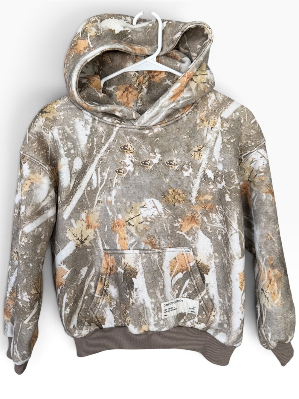 Comfrt Kids Leaf Camo Hoodie Sweatshirt - Youth Large EUC!